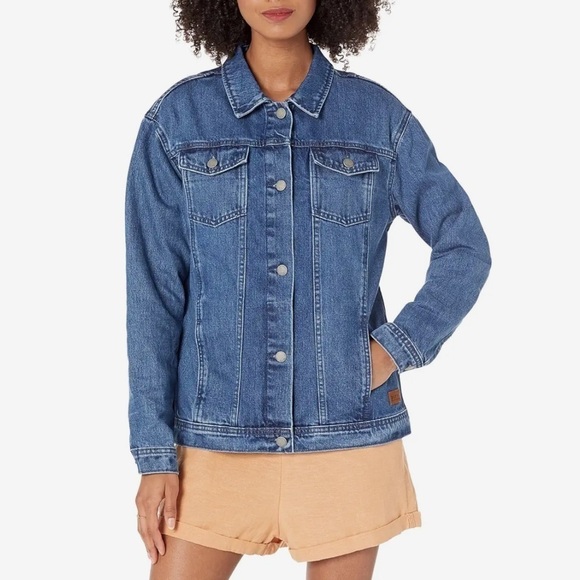 Roxy Jackets & Blazers - NWT ROXY Mountain Road Denim Jacket